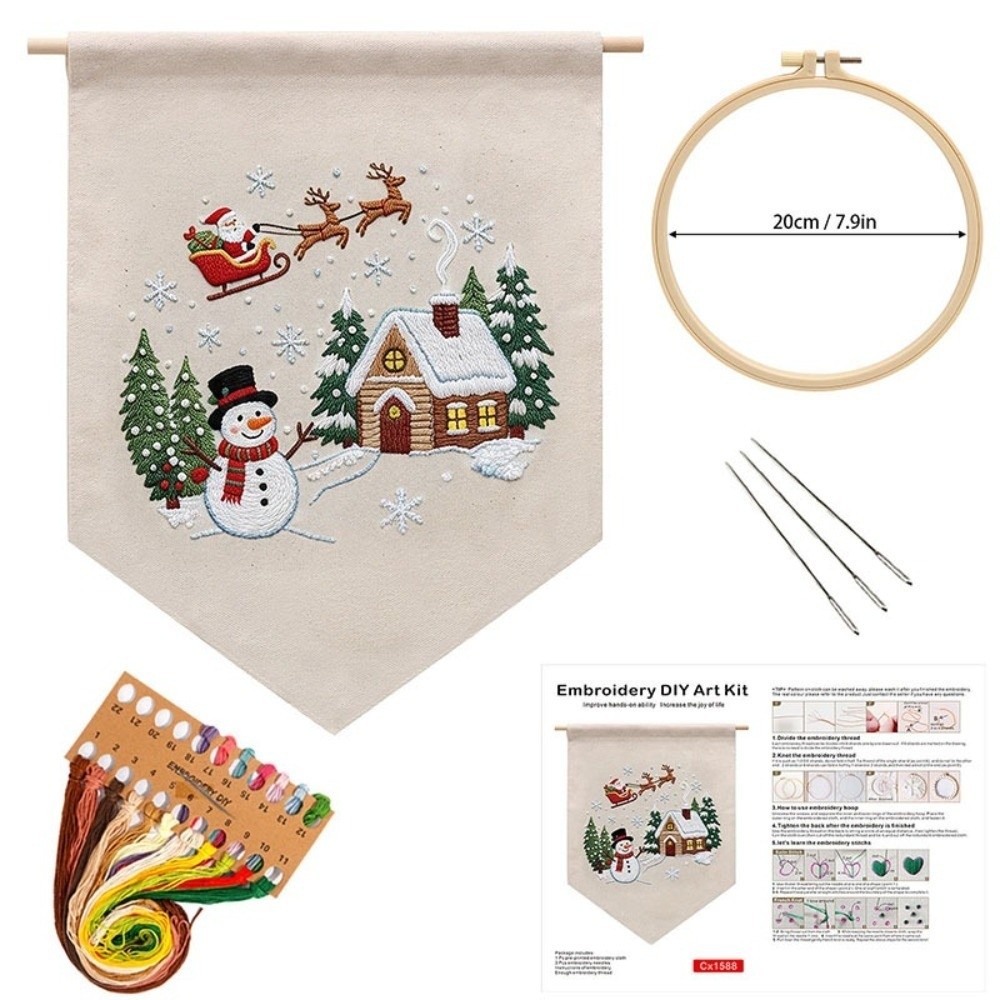 Embroidery Xmas Kits - Набор для вышивания ручной работы на