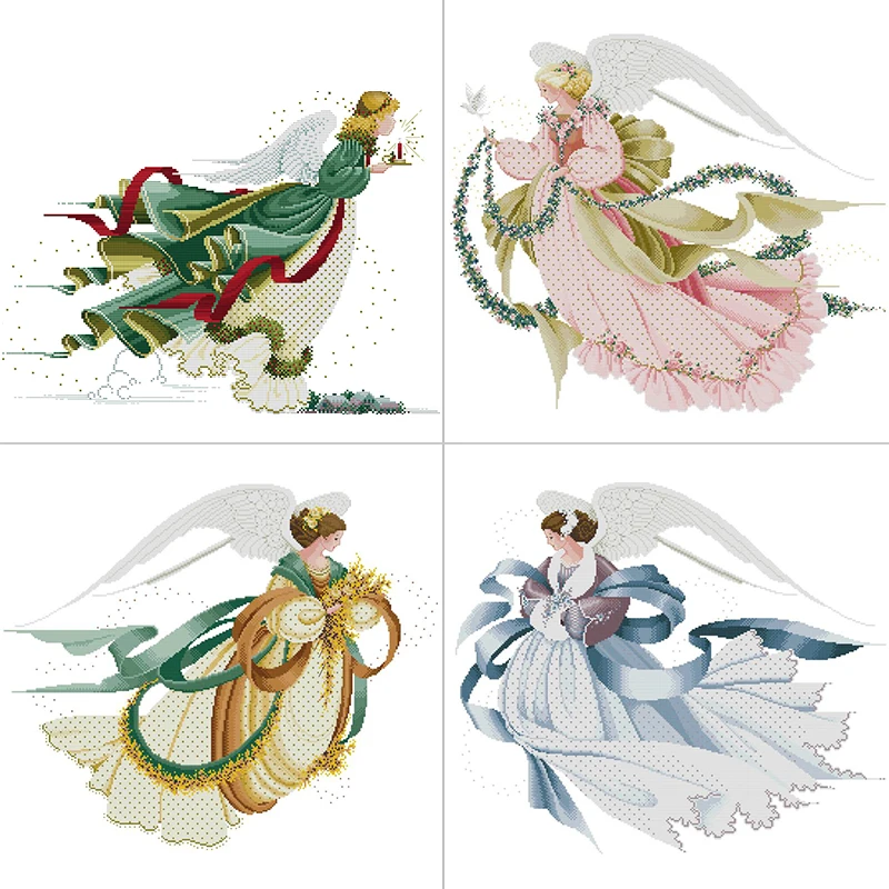 Embroidery X Pattern - Набор для вышивки крестиком серии Angel,