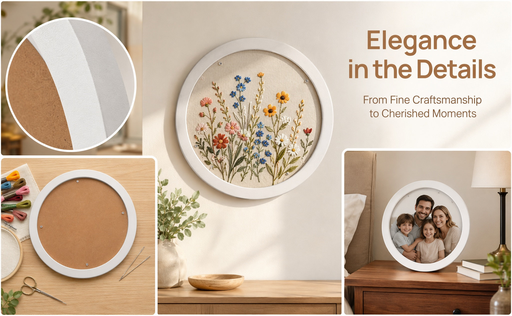 Embroidery Frame - Круглая рамка для вышивки диаметром 14