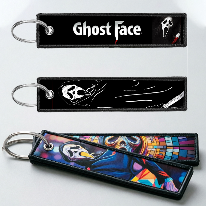 Embroidery Ring - Брелок GHOST FACE для мужчин и