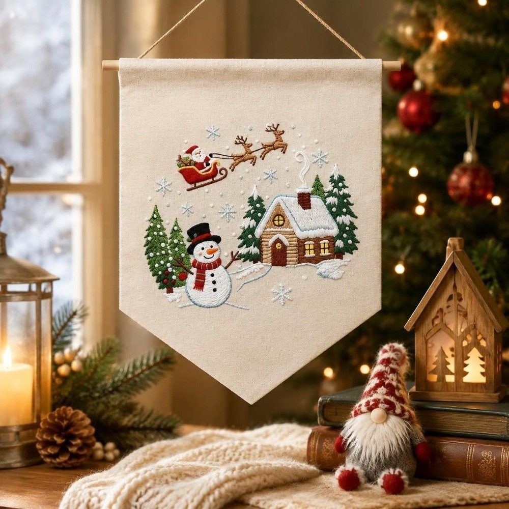 Embroidery Xmas Kits - Набор для вышивания ручной работы на