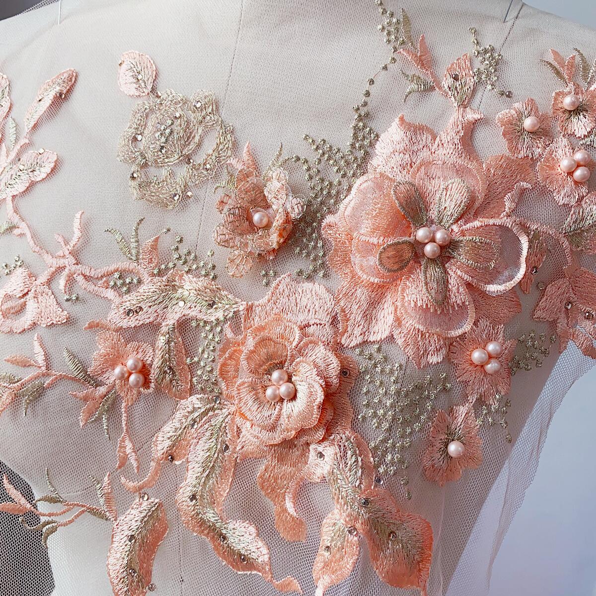 3D вышитые нашивки для одежды, – обзор и цена Embroidery Gold