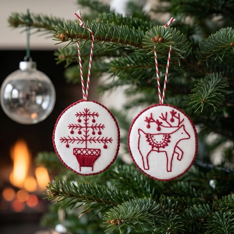 Набор для вышивки к Рождеству  – обзор и цена Embroidery Xmas Kits