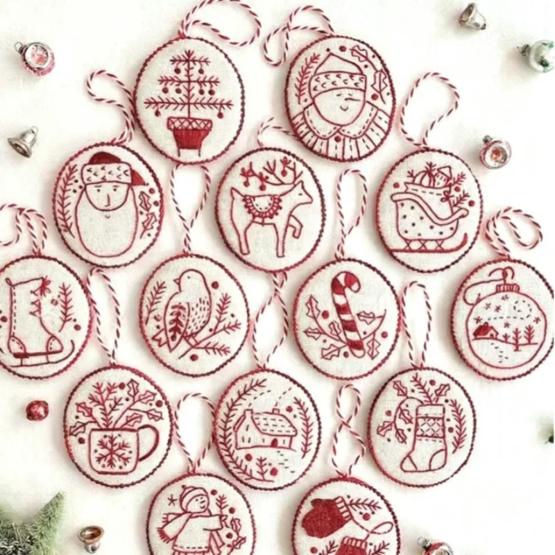 Набор для вышивки к Рождеству  – обзор и цена Embroidery Xmas Kits