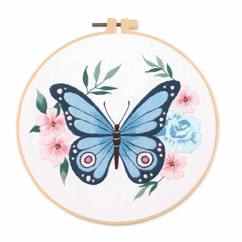 1 шт. Набор для вышивки бабочк – обзор и цена Embroidery Fabric