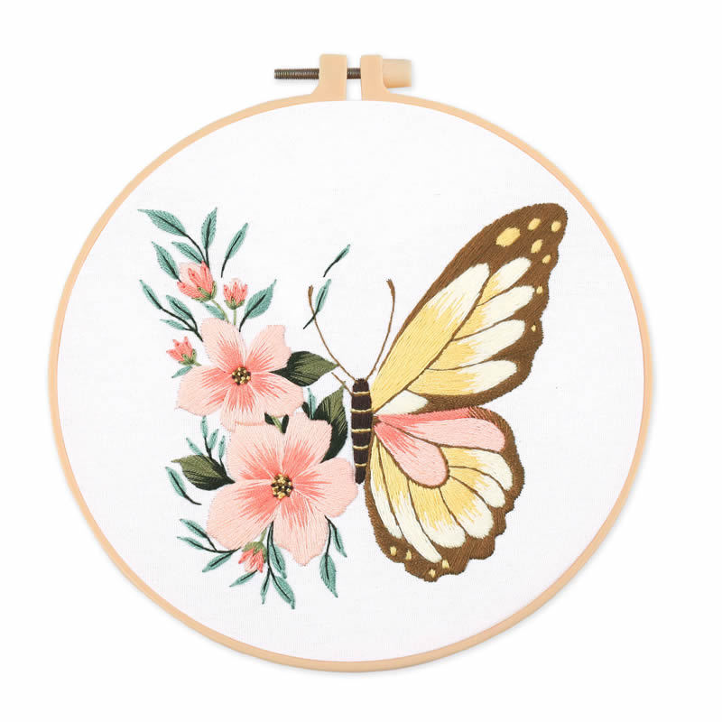 1 шт. Набор для вышивки бабочк – обзор и цена Embroidery Fabric
