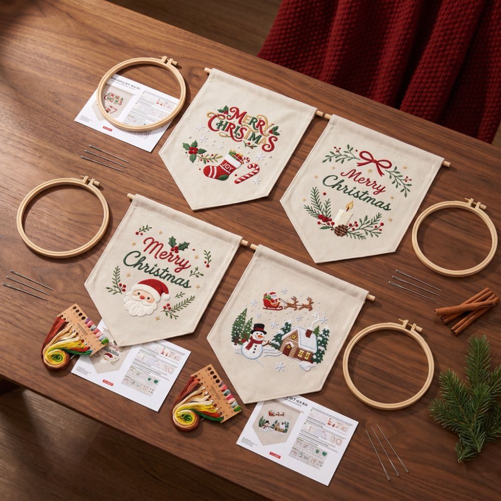 Набор для вышивания ручной раб – обзор и цена Embroidery Xmas Kits