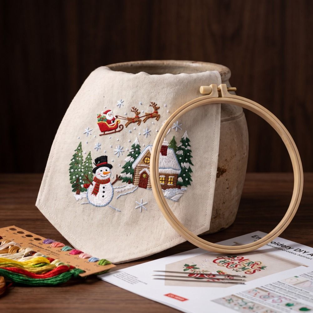 Набор для вышивания ручной раб – обзор и цена Embroidery Xmas Kits