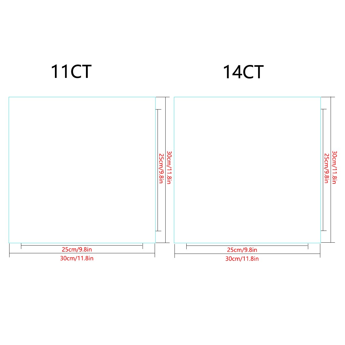 1 шт., 30X30 см/11,8 дюйма, 6  – обзор и цена Embroidery X Pattern