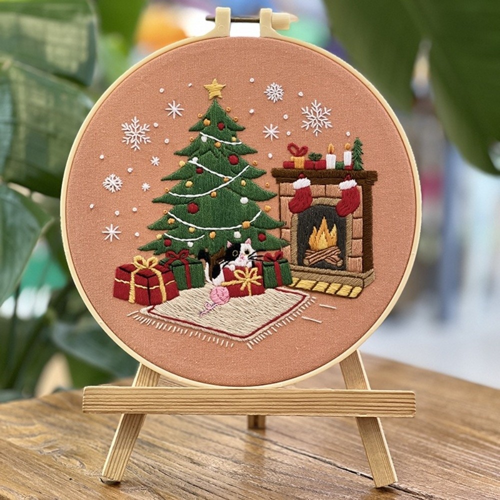 Набор для вышивания ручной раб – обзор и цена Embroidery Xmas Kits