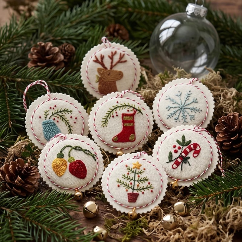 Набор для вышивки к Рождеству  – обзор и цена Embroidery Xmas Kits