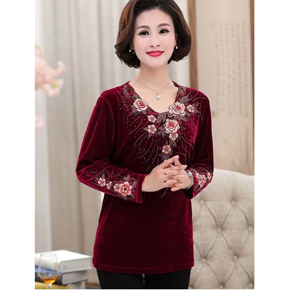 5XL 6XL Большой размер Женская – обзор и цена Embroidery Gold