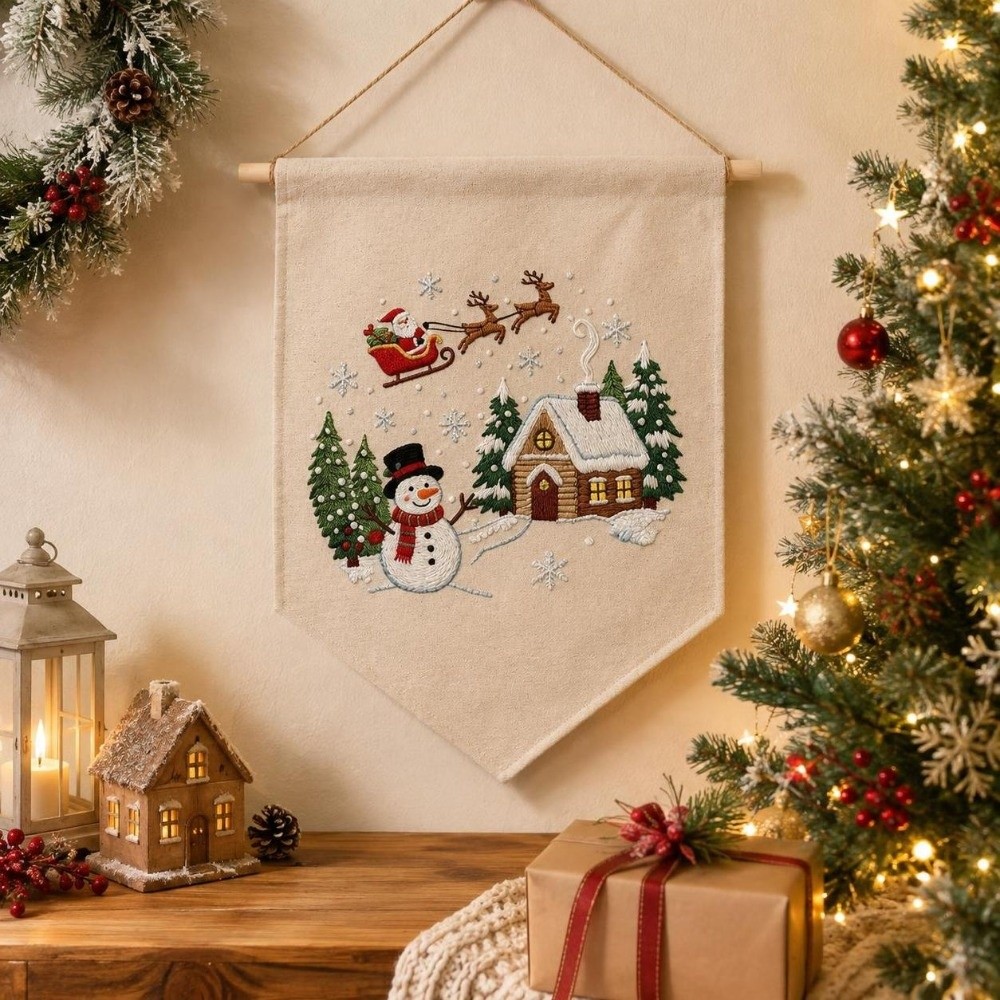 Набор для вышивания ручной раб – обзор и цена Embroidery Xmas Kits