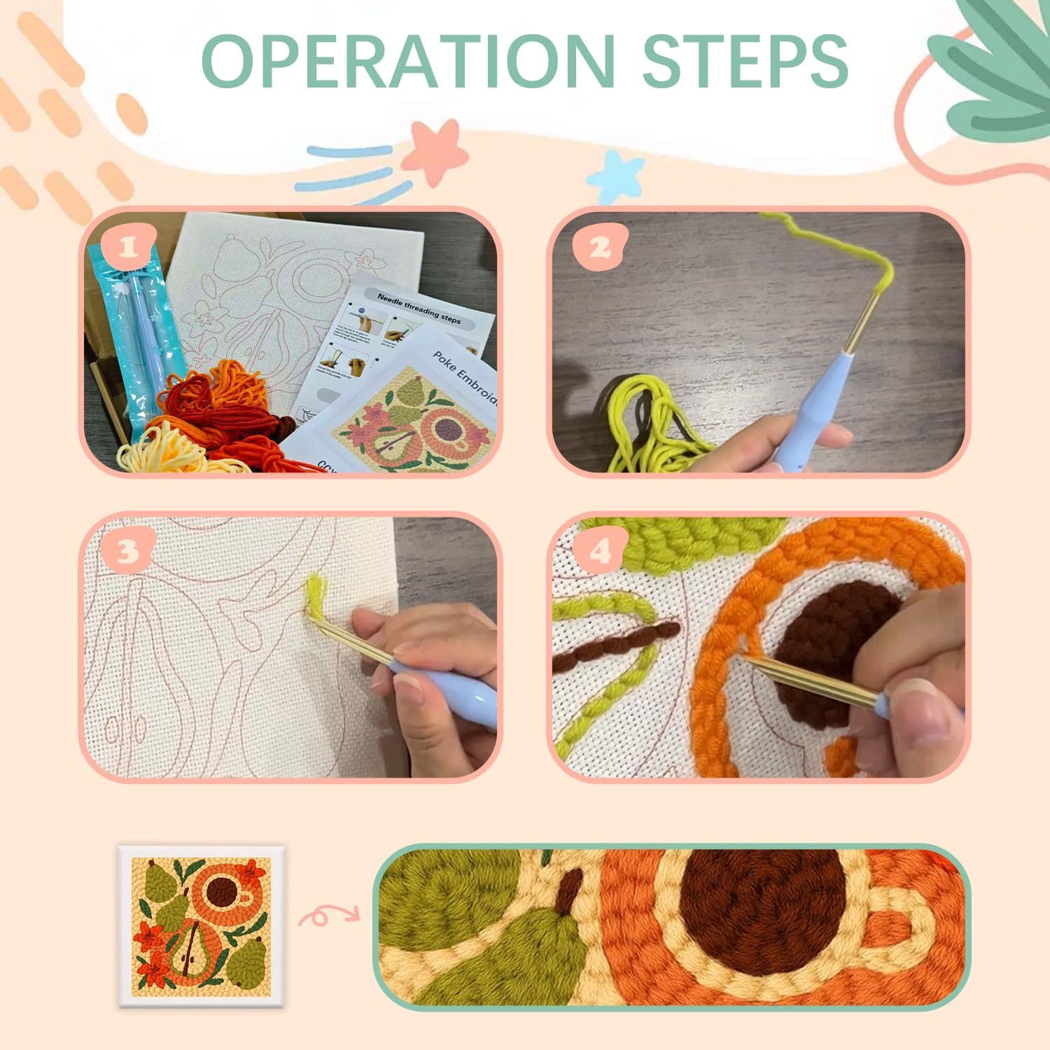 Набор для вышивки иглой в рожд – обзор и цена Embroidery Xmas Kits