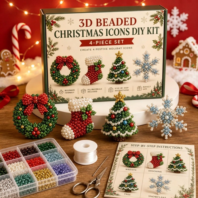 Набор для алмазной вышивки «3D – обзор и цена Embroidery Xmas Kits
