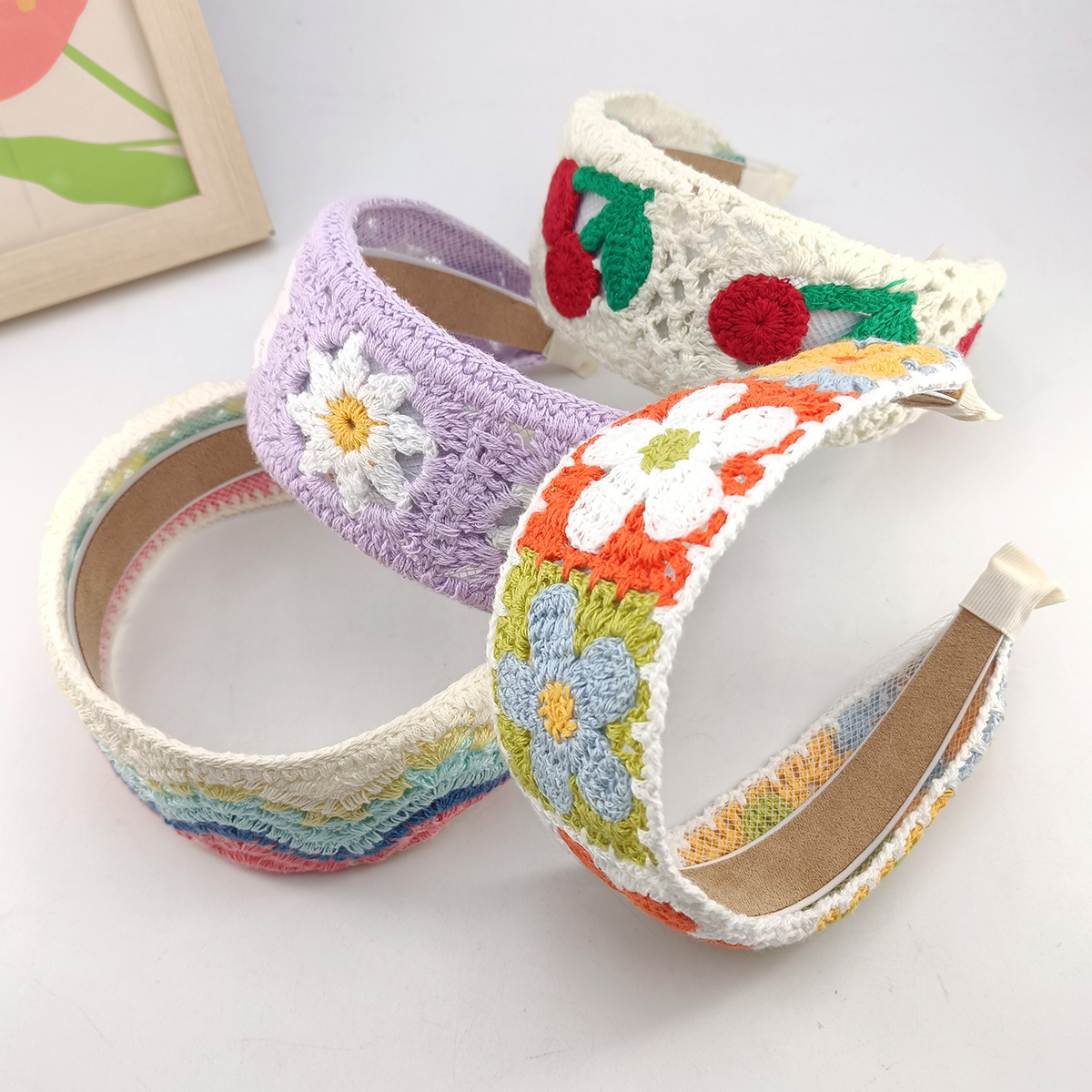 Обручи для волос с милой цвето – обзор и цена Embroidery Ring
