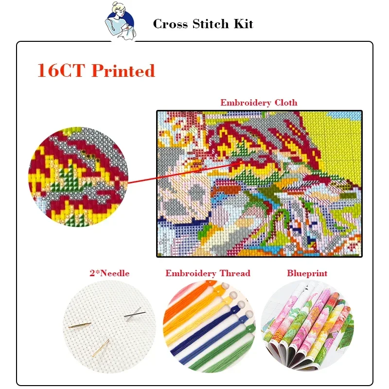 Набор для вышивки крестом Joy  – обзор и цена Embroidery X Pattern